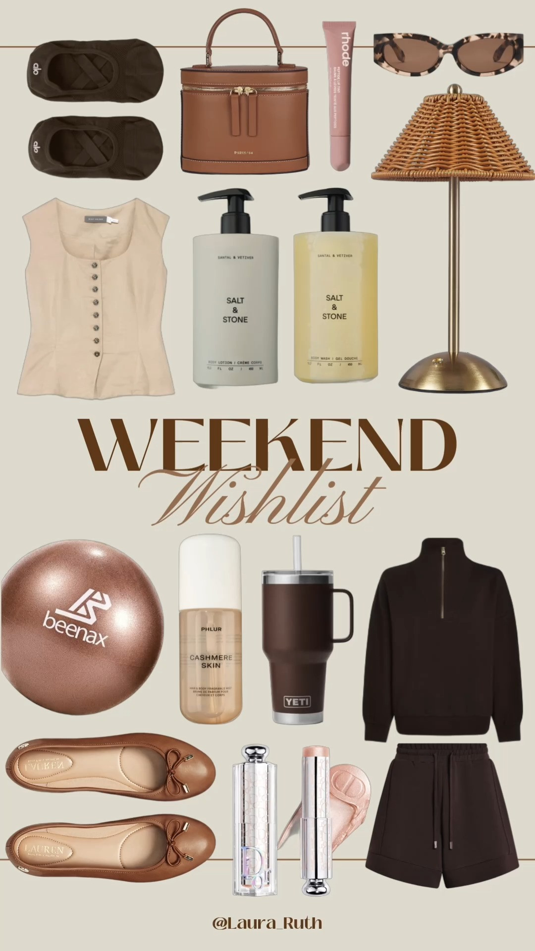 Weekend Edit 🤎

A few things currently on my weekend wishlist cosy layers, ballet flats, pretty little beauty finds, and those chic everyday pieces that make getting dressed feel effortless.

And there are a few sale finds mixed in also. 🤎  

 #LTKuk #LTKautumn #LTKsale