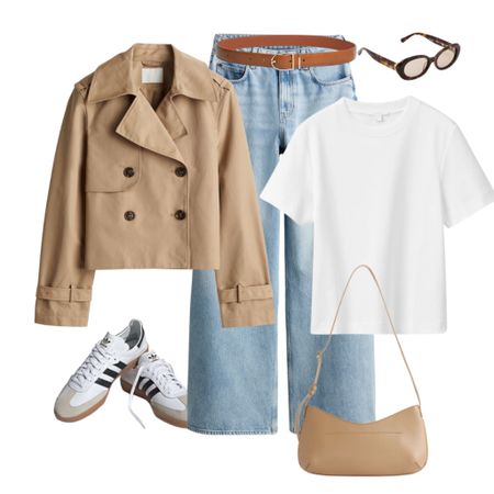 Spring into the new season with a cropped trench, straight jeans, Adidas sambas and a white T-shirt 🩶



#LTKSeasonal #LTKstyletip #LTKeurope