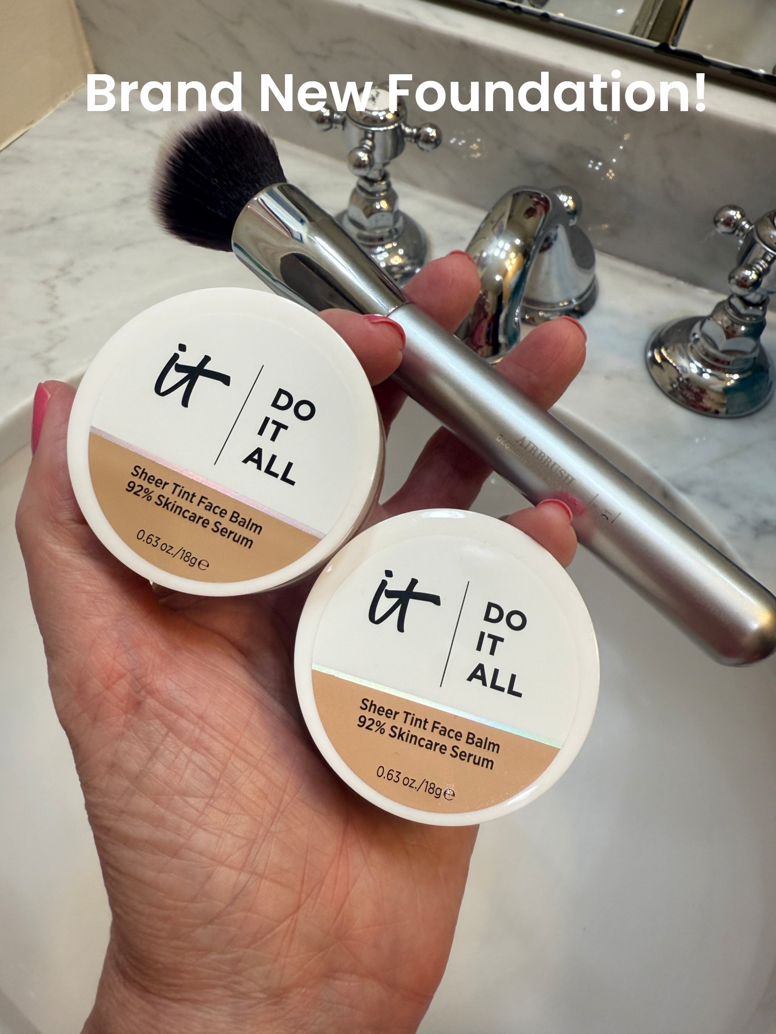 I'm so excited about this brand new foundation from IT Cosmetics! Such great coverage! Bonus: I am loving this amazing brush too! 👏🏻👏🏻

#LTKselfcare #LTKOver40 #LTKBeauty