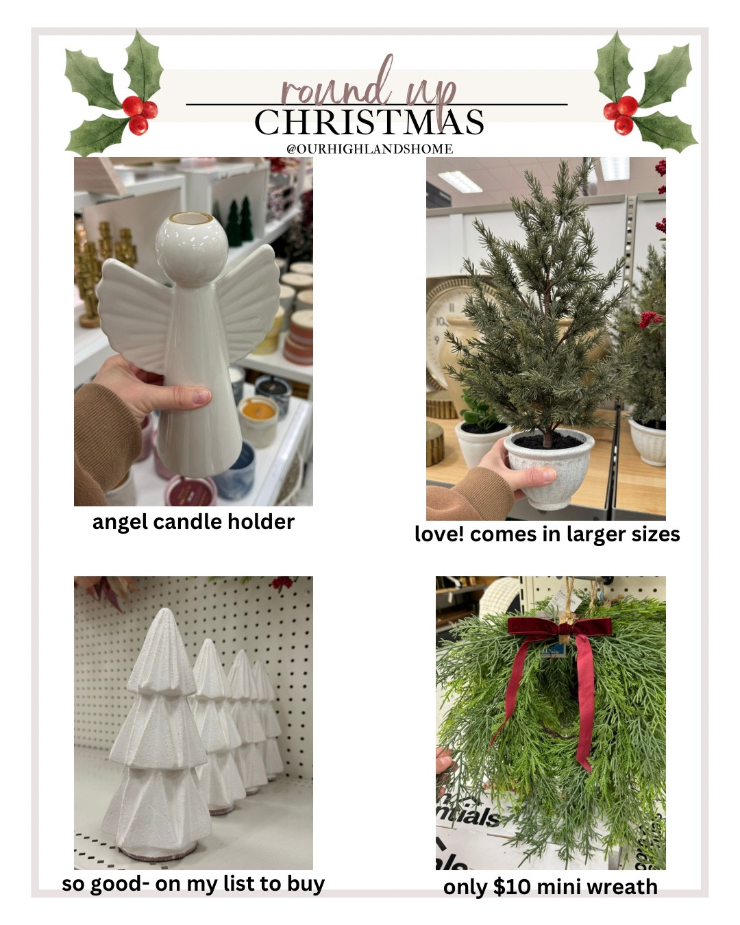 in person target christmas finds that i love 

#LTKSeasonal #LTKHoliday #LTKHome