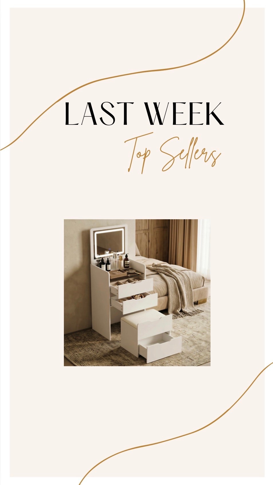 The 3 in 1 vanity you guys are obsessed with on sale for $143 !!

#LTKgrwm