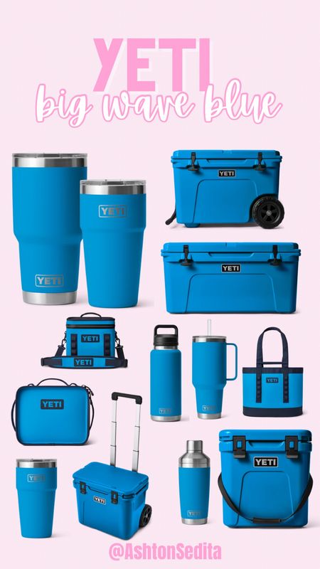Big Wave Blue Yeti coolers, cups, lunch boxes, and more!!! 

#LTKGiftGuide #LTKSeasonal #LTKmens