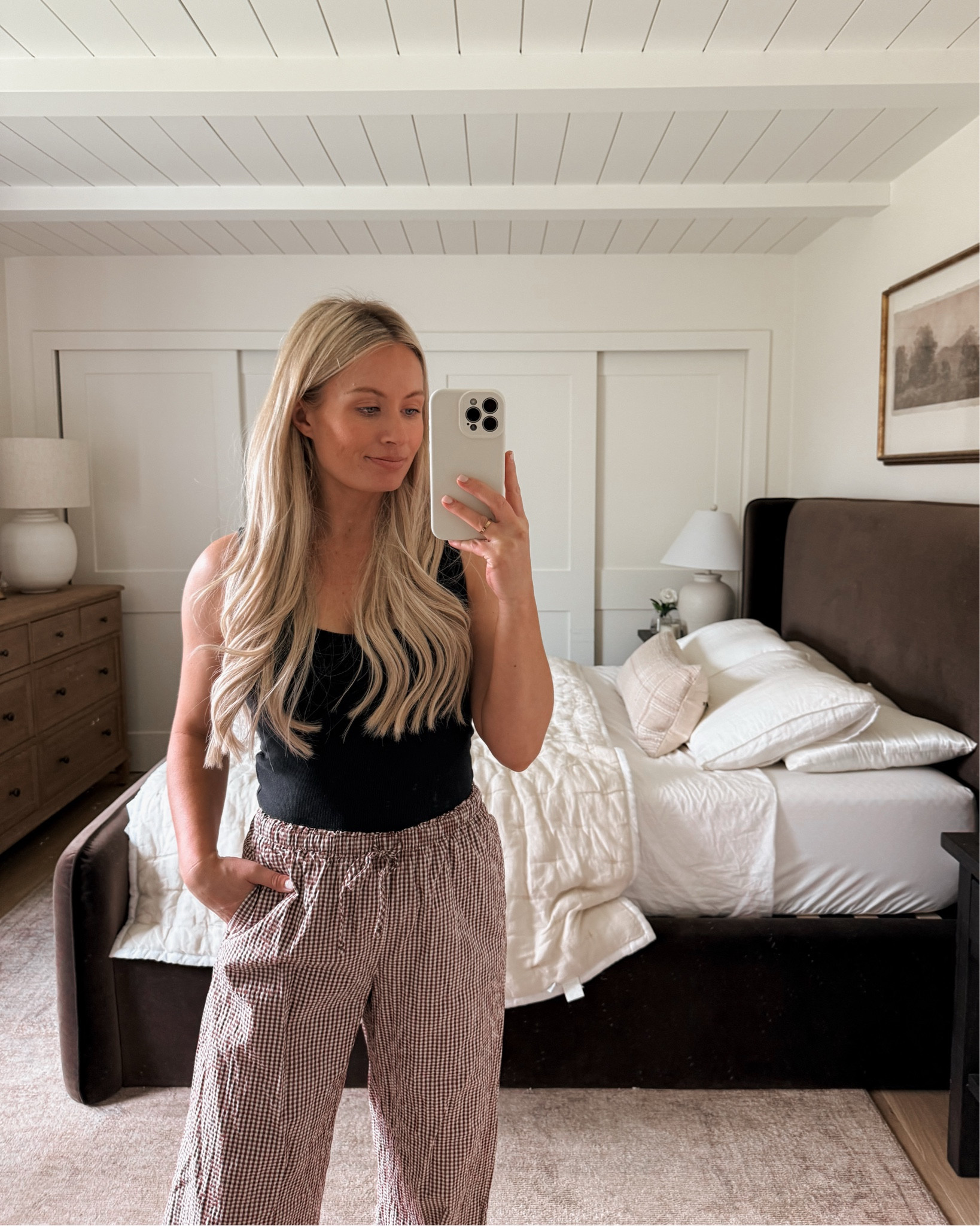 Found the cutest gingham pants at Target!
Pants: XS
Tank: Small 


#LTKSeasonal #LTKSaleAlert