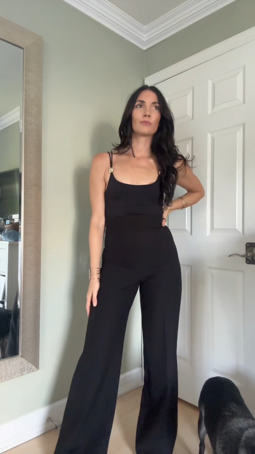 Obsessed with this Zara look I wore to NYC last night 🖤 TTS + wearing a medium in the bodysuit and pants

#LTKNYFW #LTKFindsUnder50 #LTKStyleTip