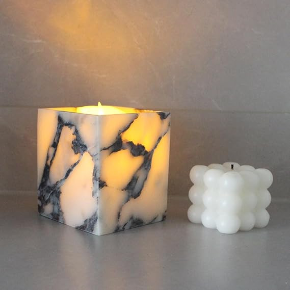 Calacatta Viola Marble Toothbrush Holders for Bathroom, Natural Marble Canisters, Makeup Brush Ho... | Amazon (US)