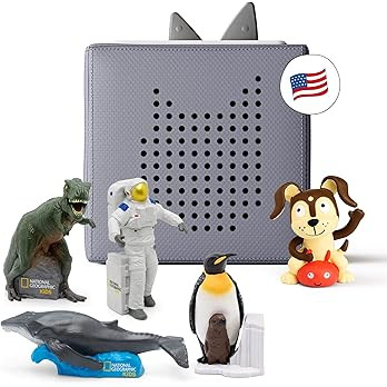 Toniebox Audio Player Starter Set with National Geographic Astronaut, Dinosaur, Whale, Penguin, a... | Amazon (US)