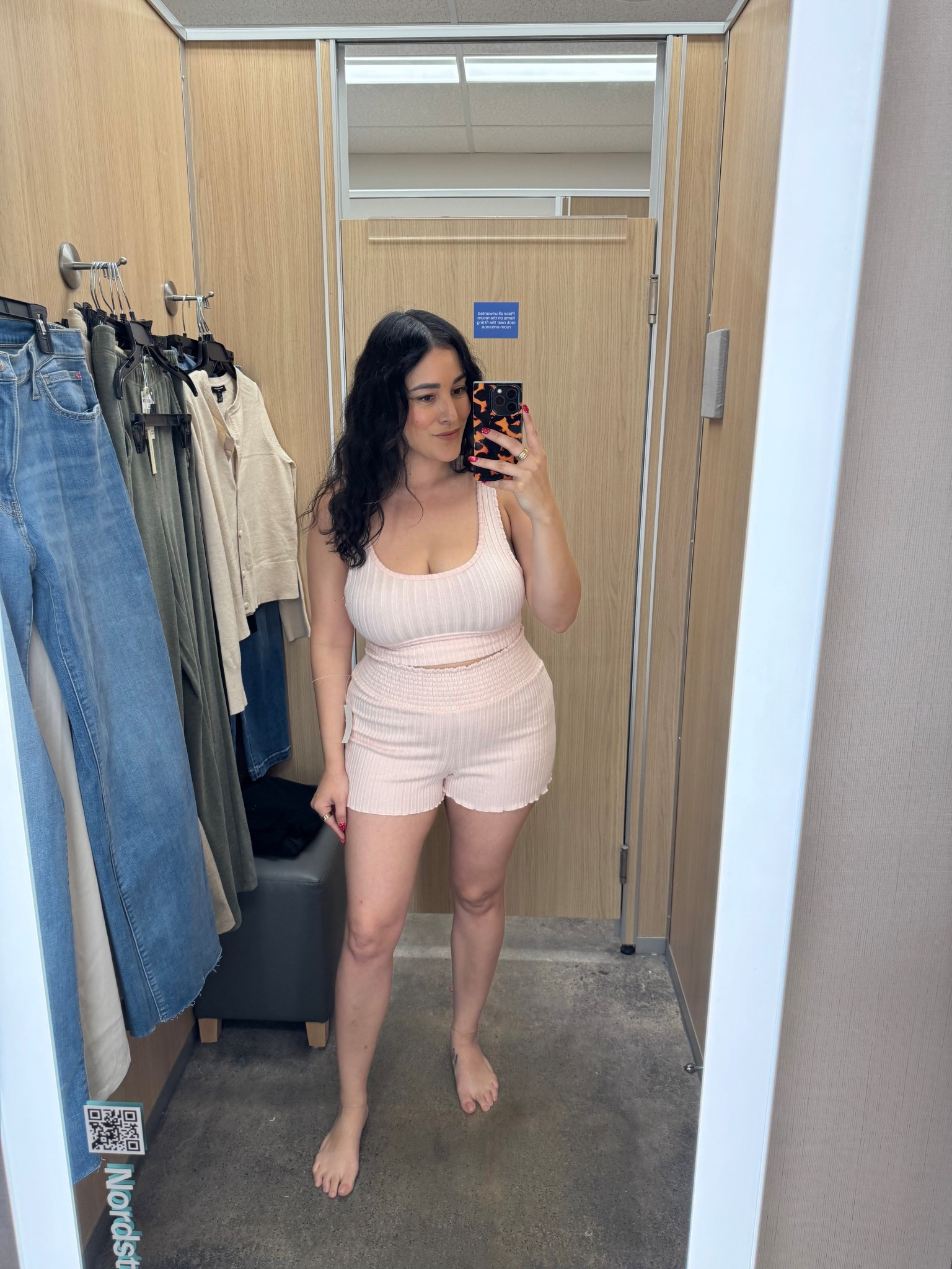 Blush pink sleepwear set that’s soft, lightweight, and perfect for lounging or sleeping.

I’m wearing a M

#LTKOver40 #LTKootd