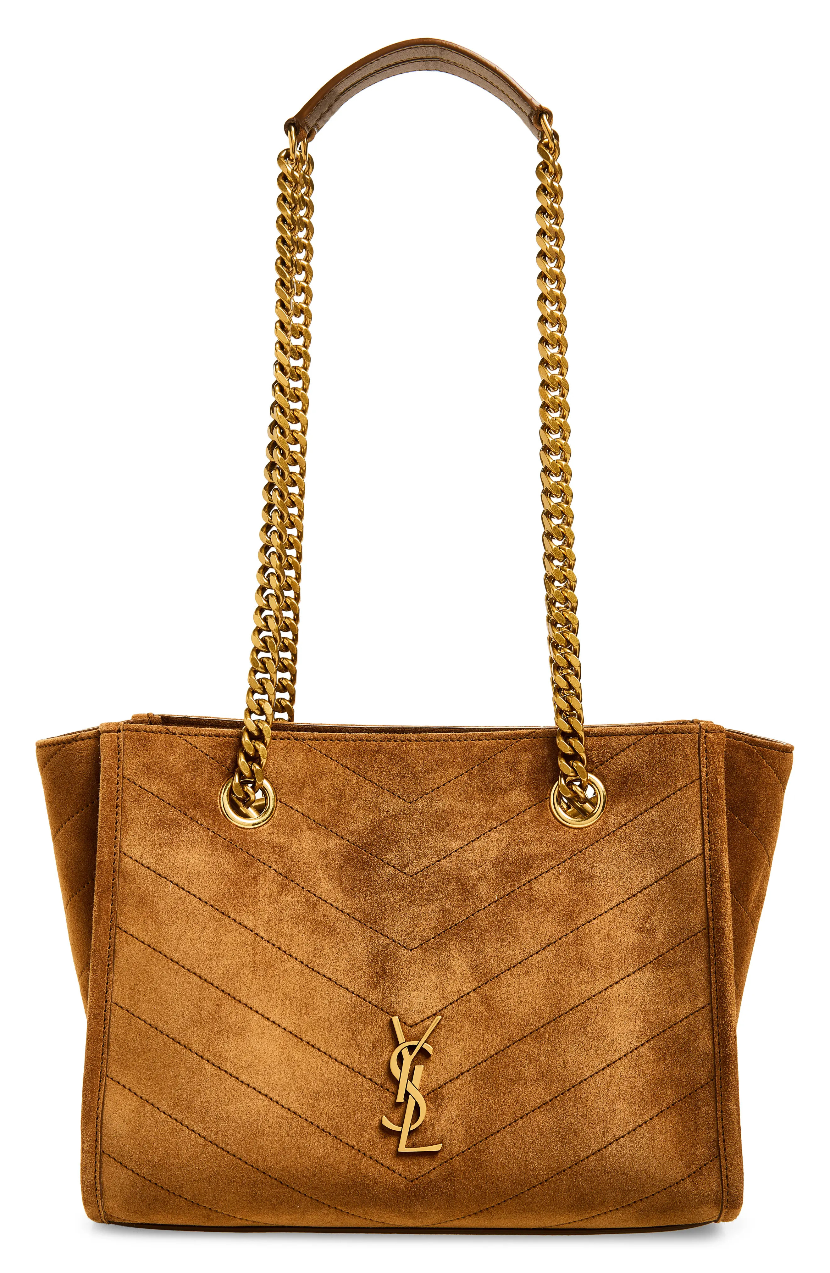 Saint Laurent Small Niki Matelass\u00e9 Suede Shopping Tote (Women) | Nordstrom | Nordstrom