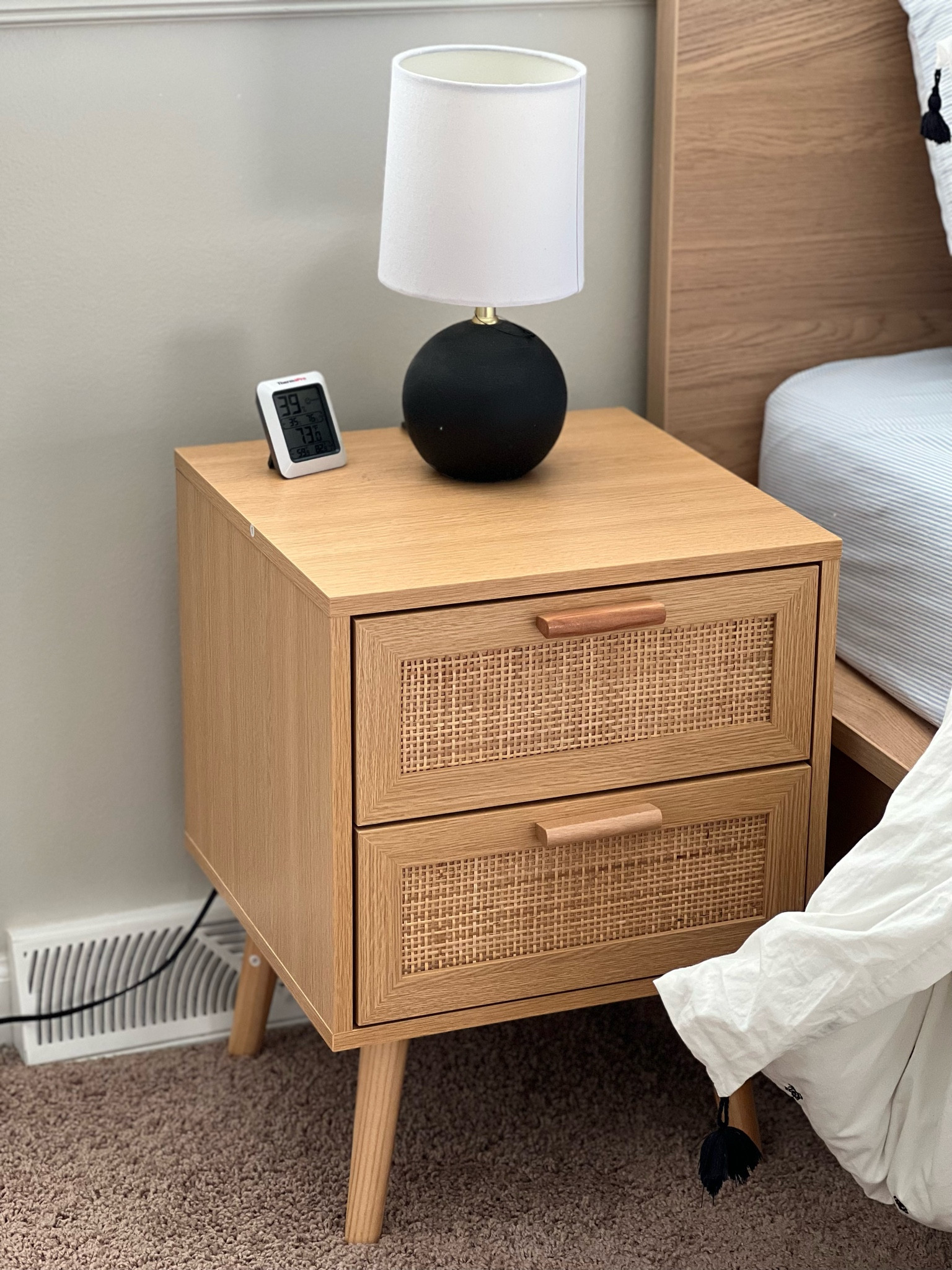 Mid-century modern nightstands . 

#LTKfindsunder100 #LTKhome