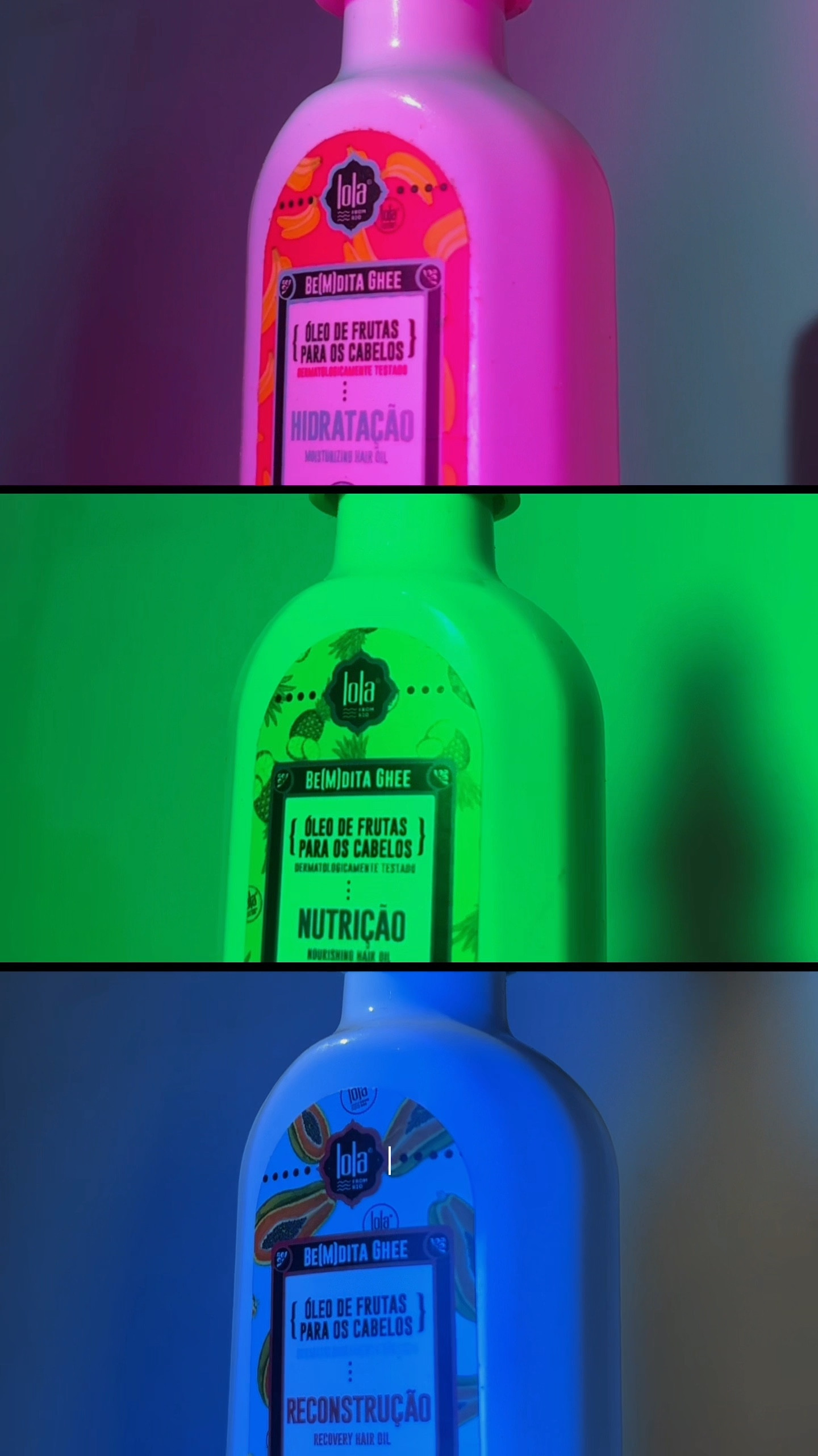Os óleos que combatem o frizz e perfumam o seu cabelo com os cheirinhos de fruta mais gostoso: banana, abacaxi e mamão 🍌🍍 Dificil decidir mas conclui que o meu favorito é o de banana, o seu cheiro docinho lembra á um danone.

#LTKguiadepresente #LTKbeleza #LTKbrasil