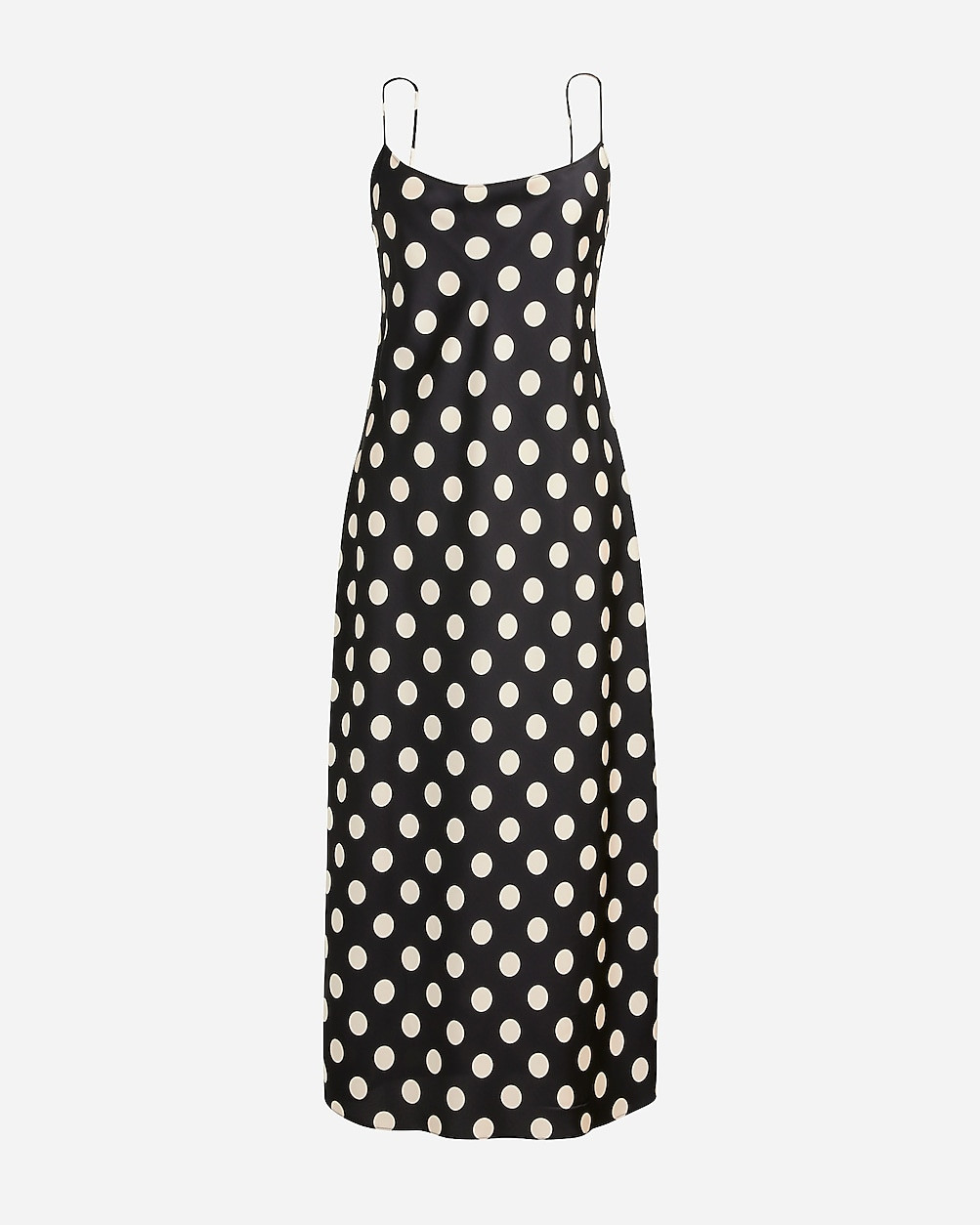 Gwyneth slip dress in dot luster charmeuse | J. Crew US