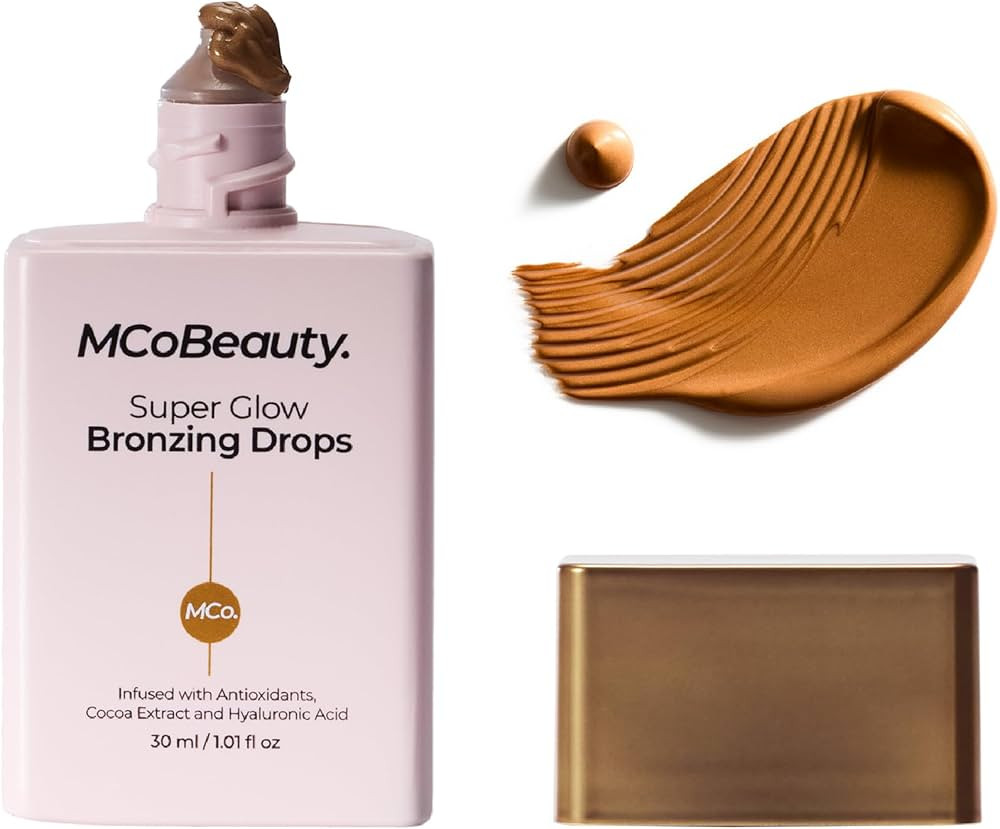 MCoBeauty - Super Glow Bronzing Drops - Effortless Face Tan with Shimmer Formula - Face Care, Bro... | Amazon (US)