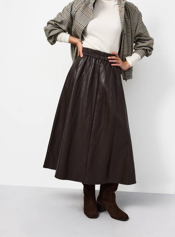 Buy PU Full Midi Skirt 8 | Skirts | Tu | Tu Clothing