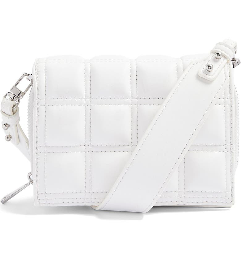 Topshop Quilted Faux Leather Crossbody Bag | Nordstrom | Nordstrom