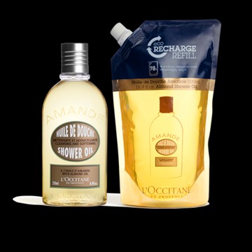 Combo Eco-Refil Óleo de Banho Amêndoa| L'Occitane en Provence | Loccitane BR