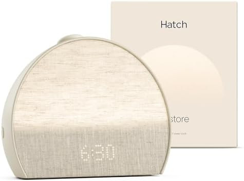 Hatch Restore 3 Sleep System | Sunrise Alarm Clock, Bedside Lamp & Sleep Audio (Putty) | Meditati... | Amazon (US)
