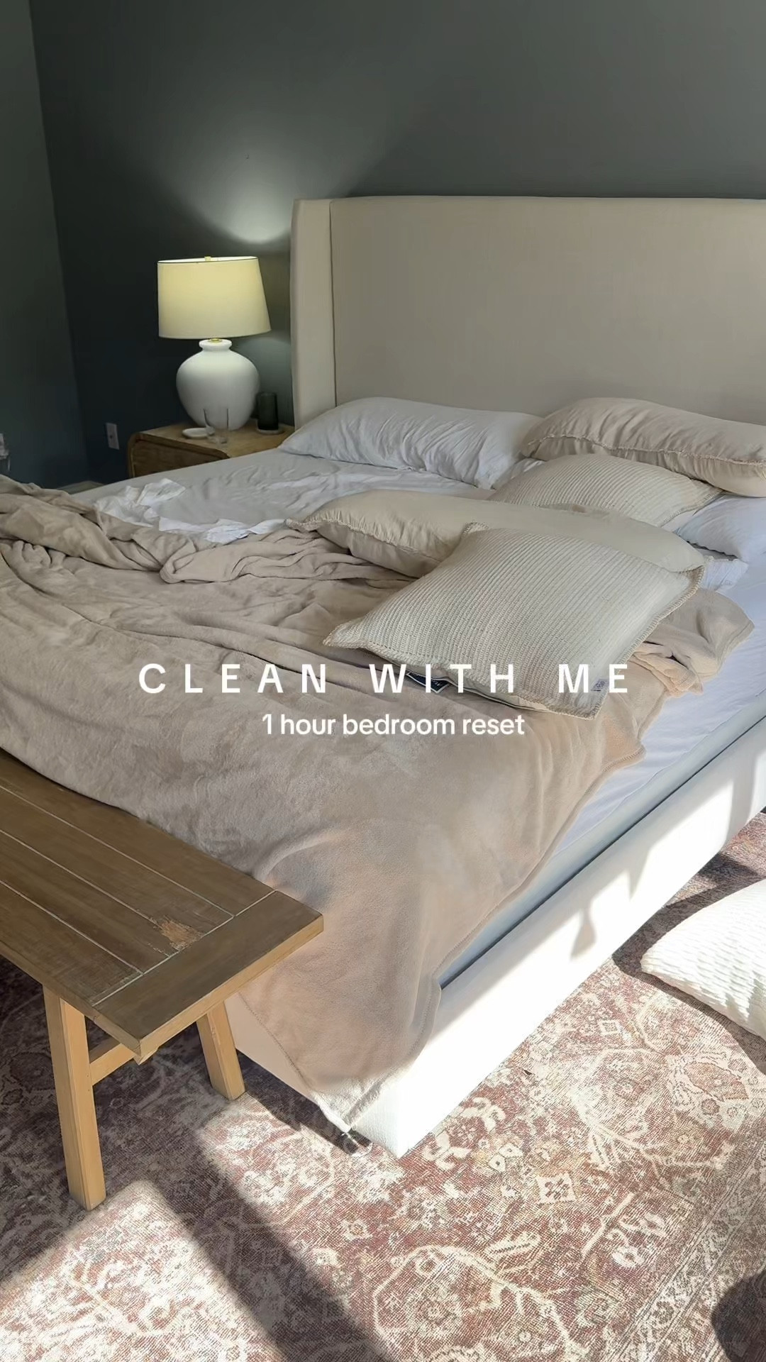 much needed bedroom clean for this weeks Sunday reset 🫶

#LTKWatchNow #LTKFindsUnder50 #LTKHome