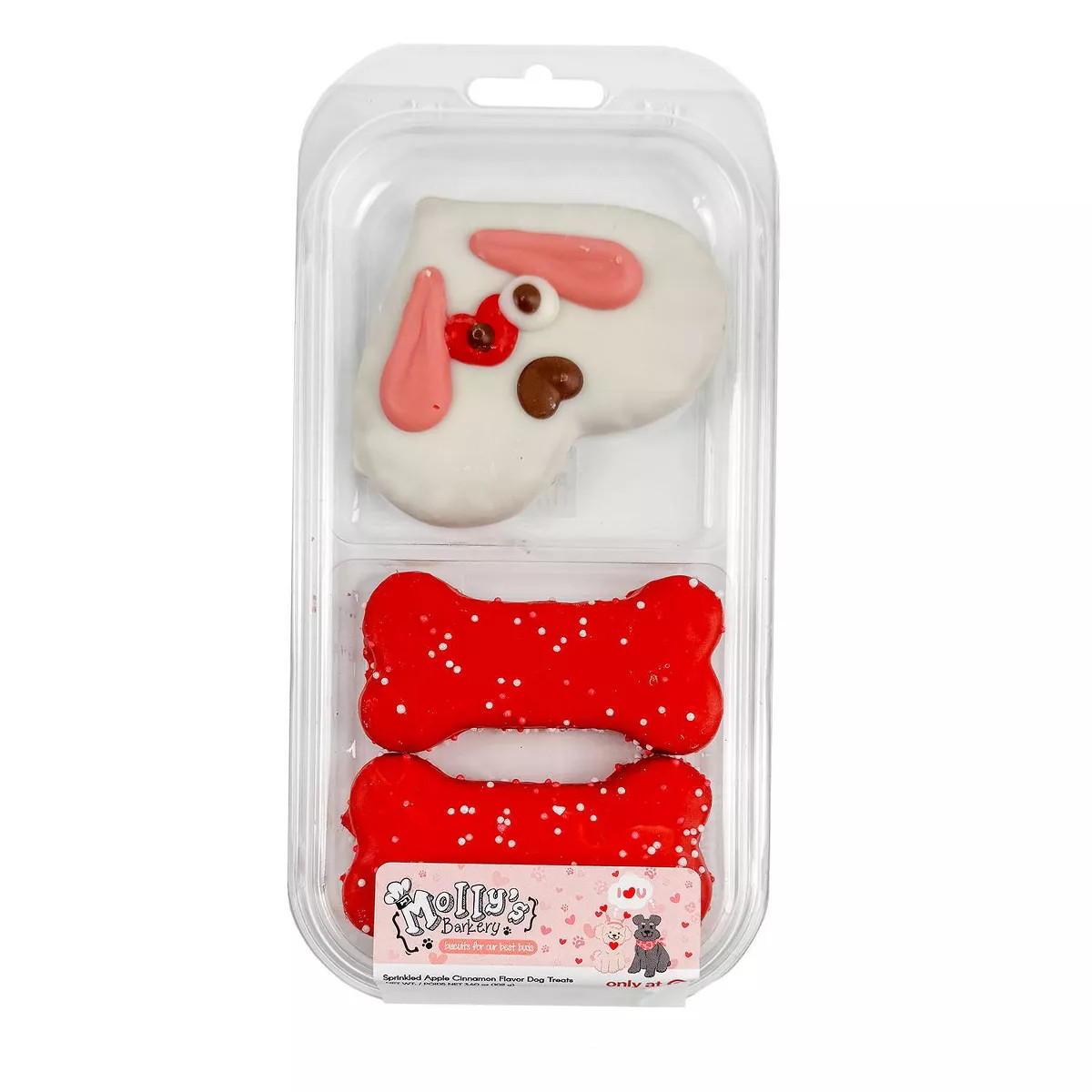 Molly's Barkery Dog and Bones Apple Cinnamon Flavor Dog Treats - 5.89oz | Target