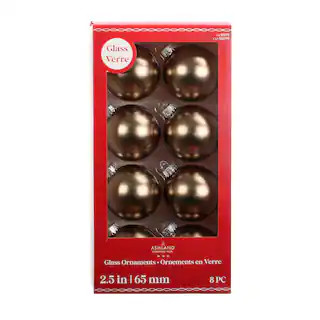 8 Pack 2.5" Matte Glass Ball Ornaments by Ashland® | Michaels | Michaels Stores