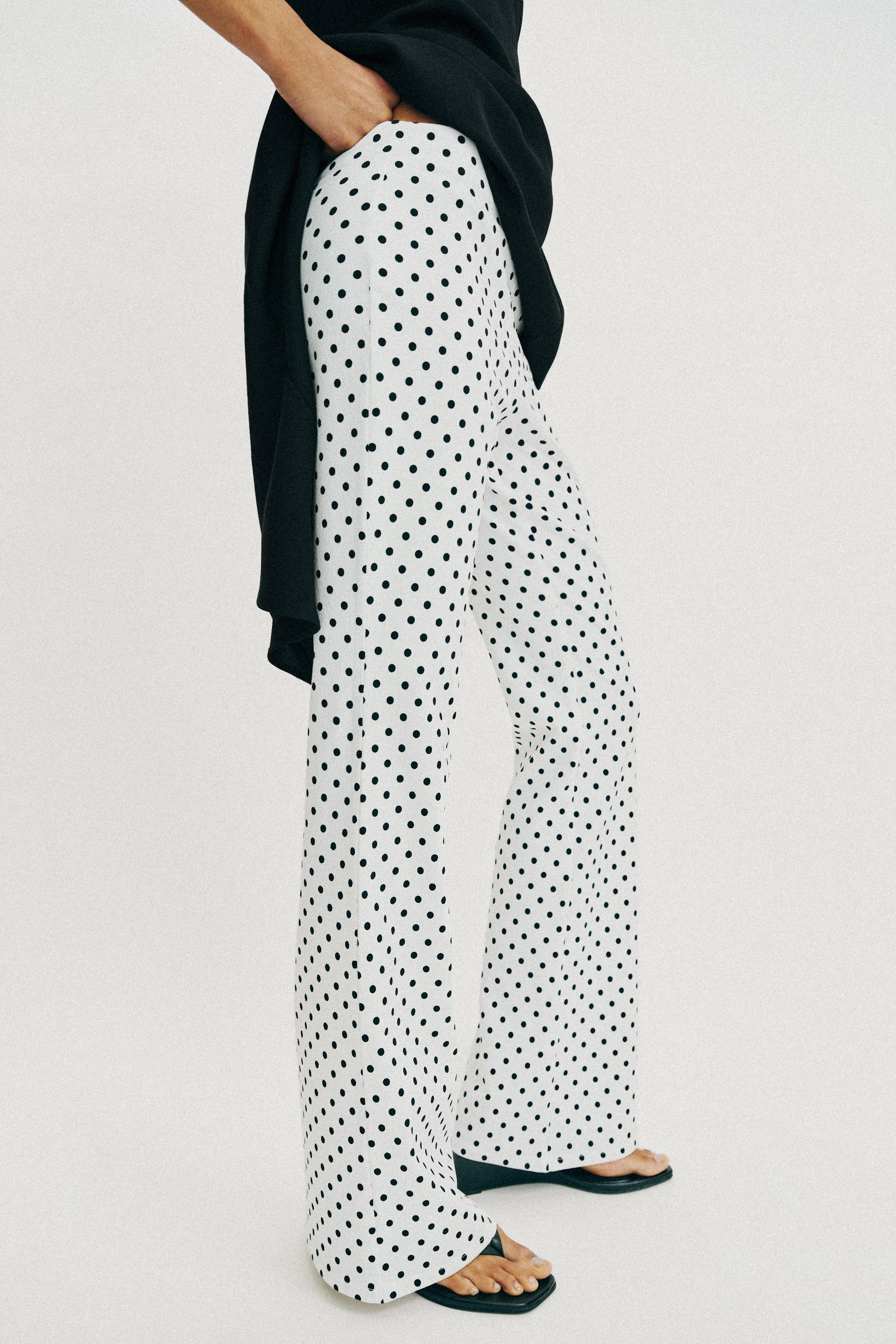 STRETCH FLARE TROUSERS | Zara UK