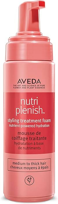Aveda Nutriplenish Styling Treatment Foam | Soft Hold Styling Foam for Medium to Thick Hair | Hyd... | Amazon (US)