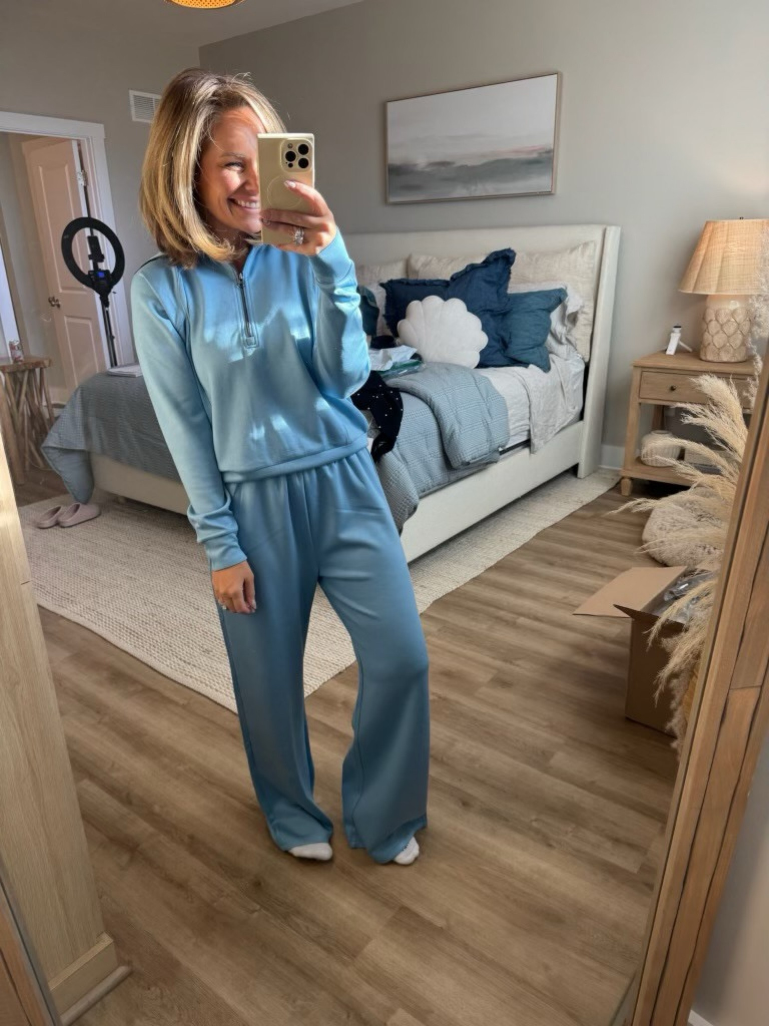 Casual OOTD🦋 pink Lily quarter zip and wide leg pants 😍 TTS! 

pink lily, two piece set, half zip, quarter zip, sweatpants, loungewear, athleisure, socks, bombas, casual outfit idea, petite fashion, Claire Tammaro 

#LTKStyleTip #LTKFindsUnder50 #LTKFindsUnder100