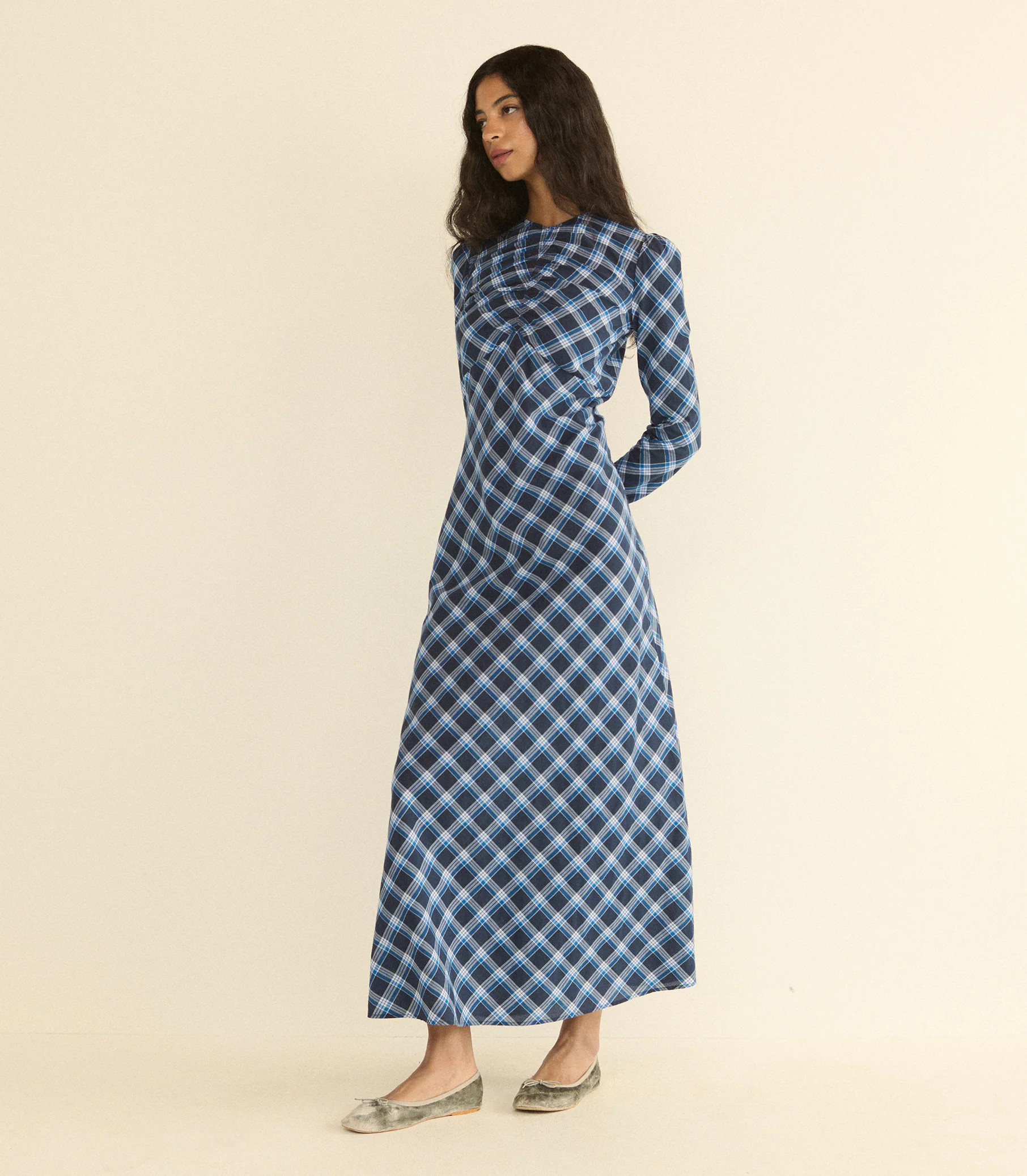 Begonia Dress - Valmont Plaid | D\u00d4EN | DOEN