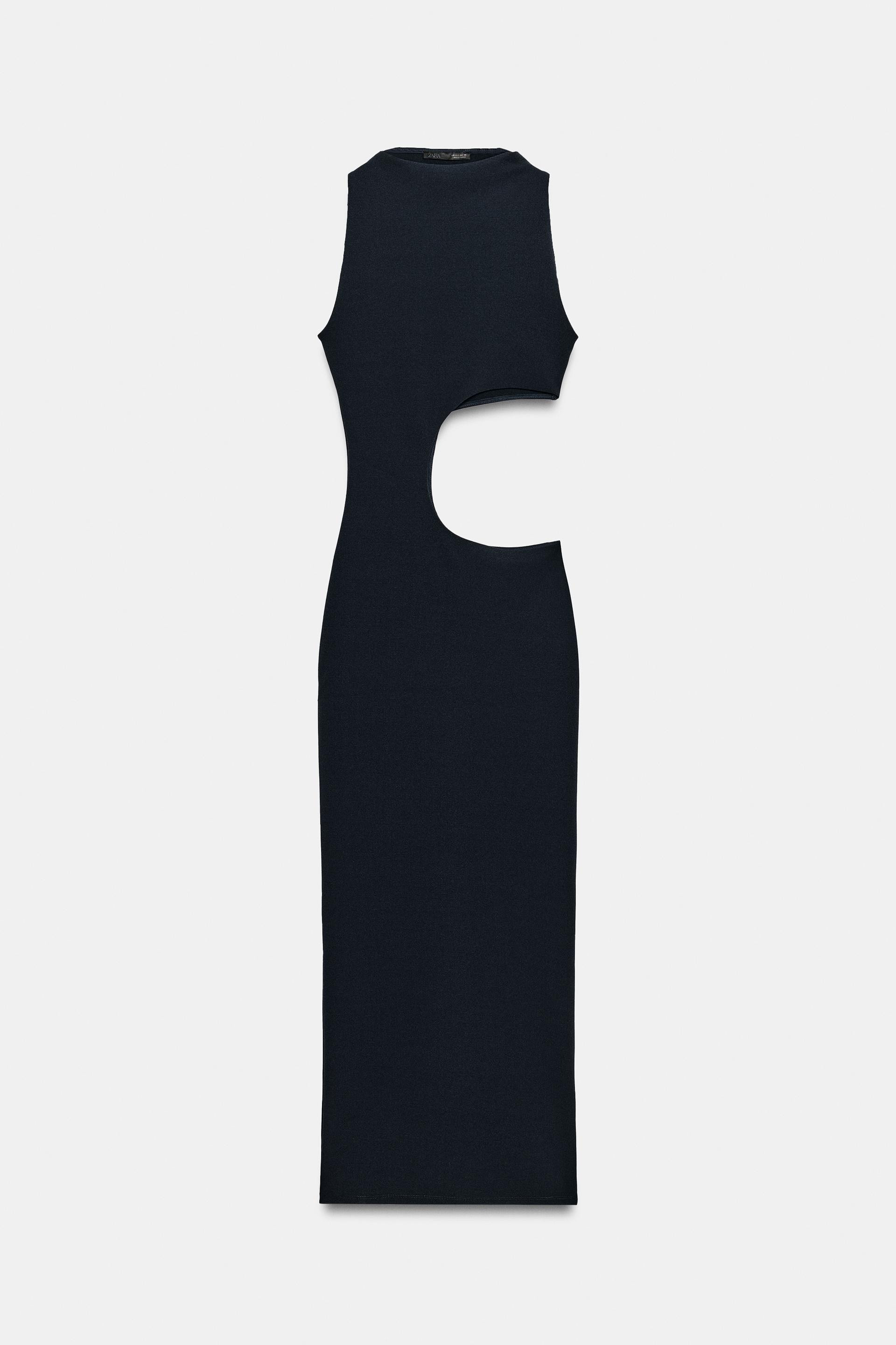 ROBE MI-LONGUE OUVERTURE STRETCH | Zara FR