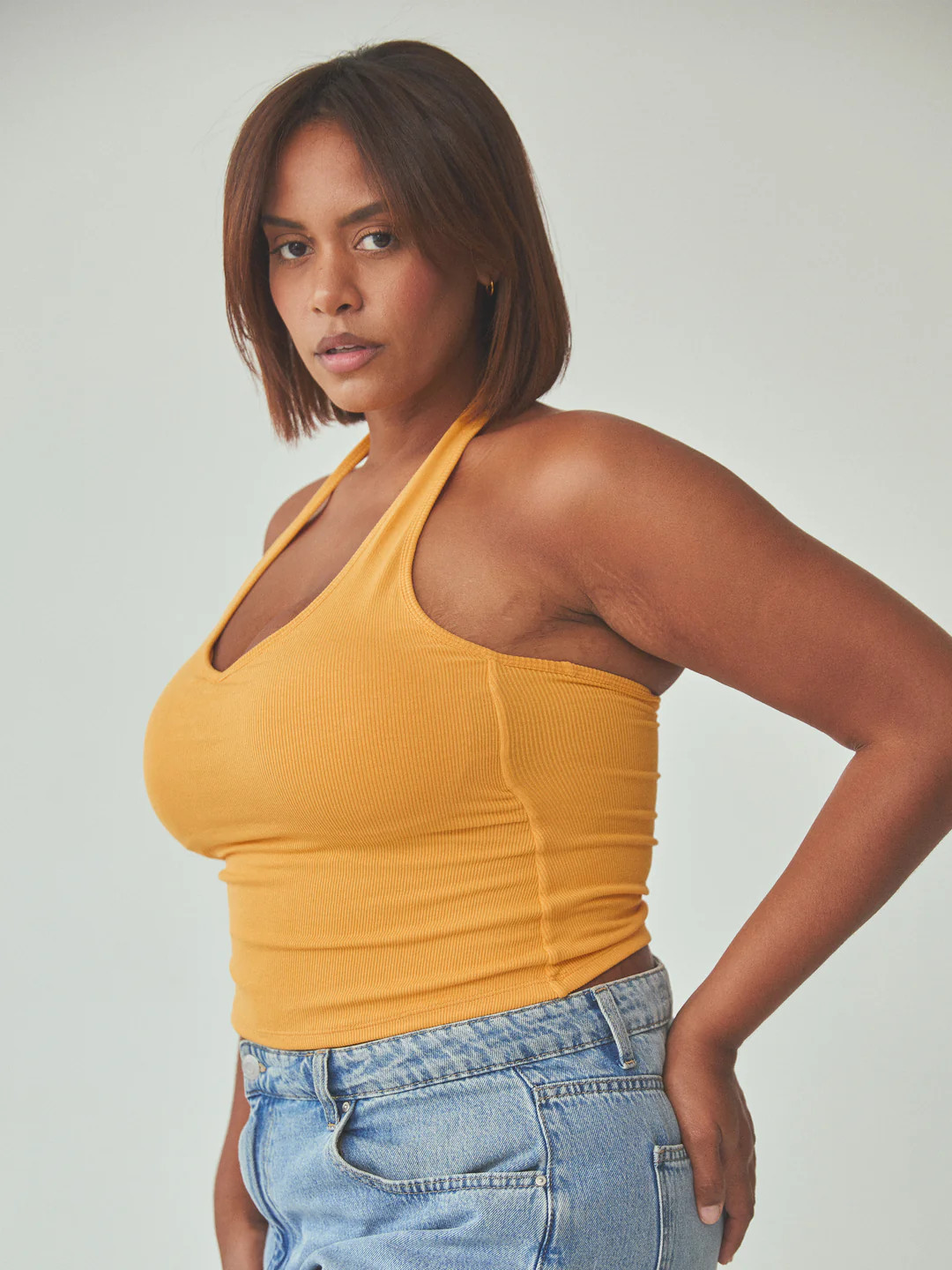 Ribbed Halter Brami | Klassy