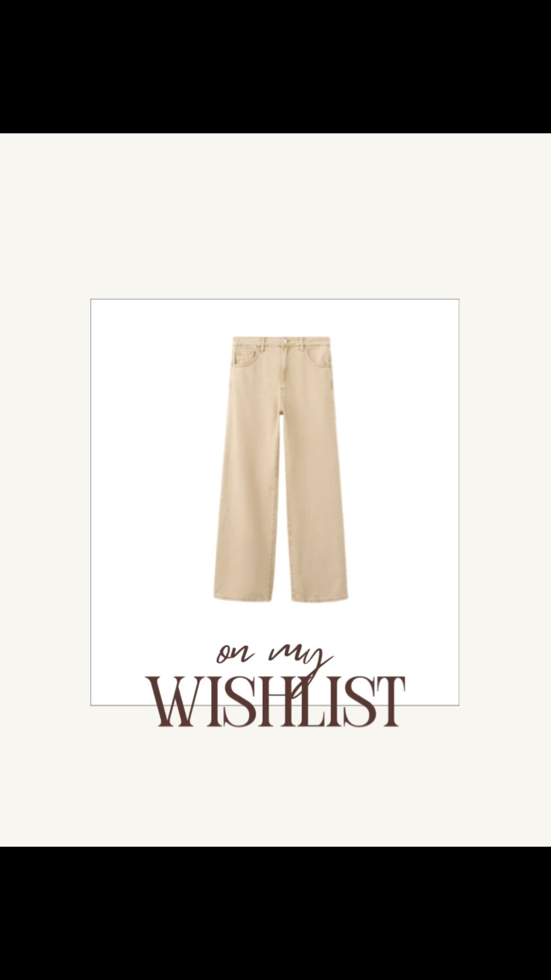 Danila High Waisted Wide Leg Jeans from Mango in the color “Sand” ✨ This fit in this color make these the jeans of my dreams 🥰

#LTKootd #LTKgrwm #LTKSaleAlert