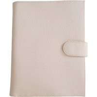 Closeout A5 Saffiano Leather Planner Blush Pink Agenda, Ringbound, 30mm Rings, Back Pocket | Etsy (US)