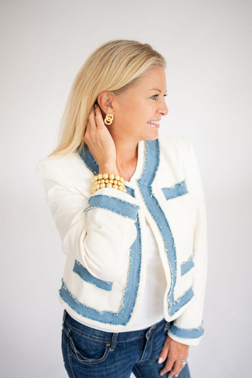 Spencer Earring - Mini - Brushed Gold | Lisi Lerch Inc