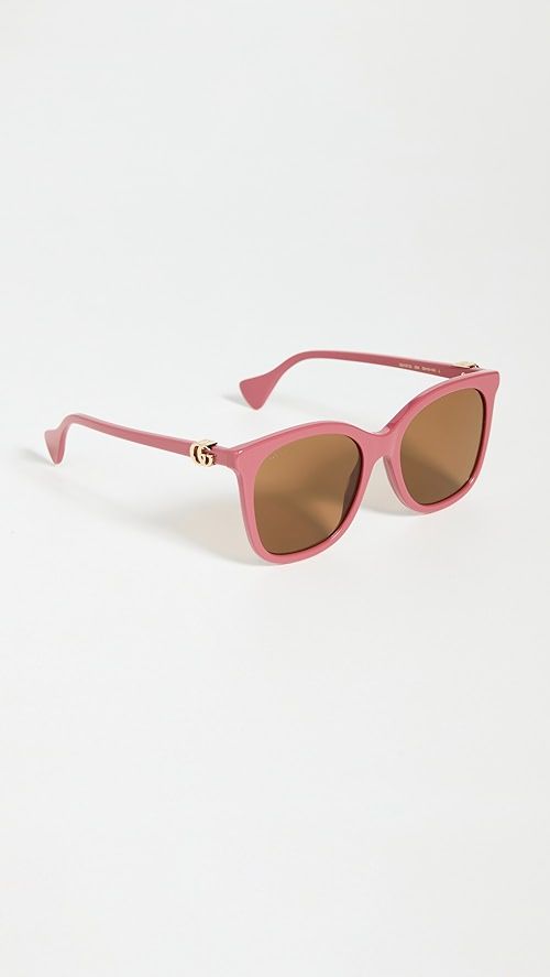 Gucci Mini Running Acetate Sunglasses | SHOPBOP | Shopbop