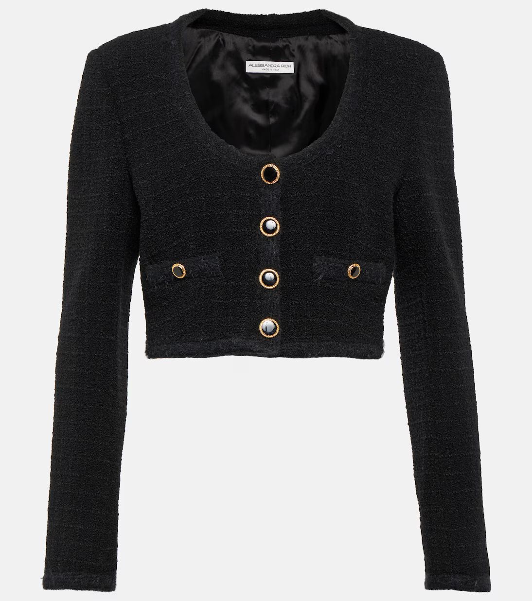 Checked cropped tweed blazer | Mytheresa (US/CA)