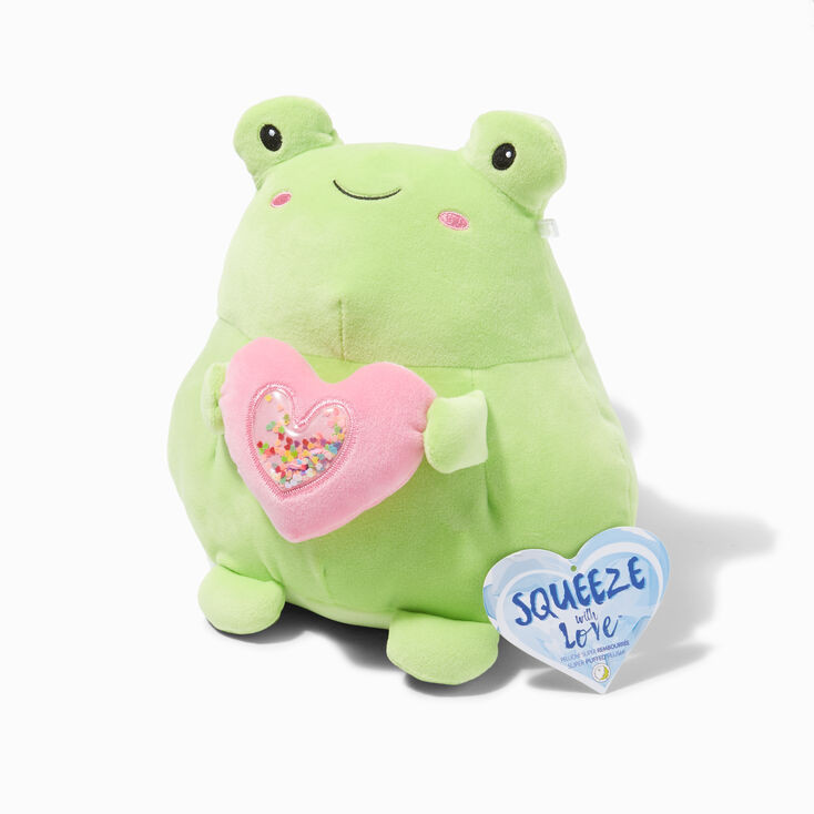Squeeze With Love™ 10'' Valentine's Day Frog Plush Toy | Claire's (US)