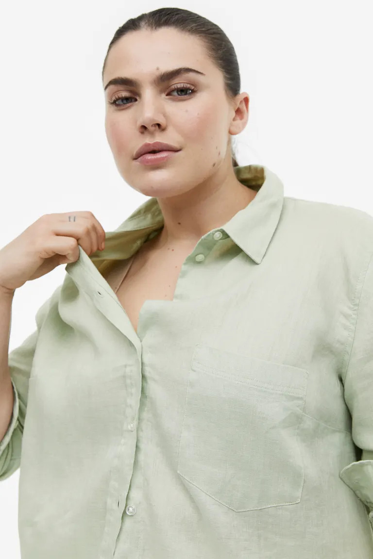 Linen shirt | H&M (UK, MY, IN, SG, PH, TW, HK)