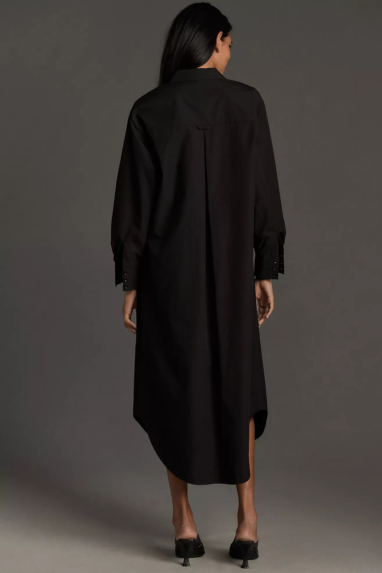 The Soren Long-Sleeve Shirt Dress by Maeve | Anthropologie (US)