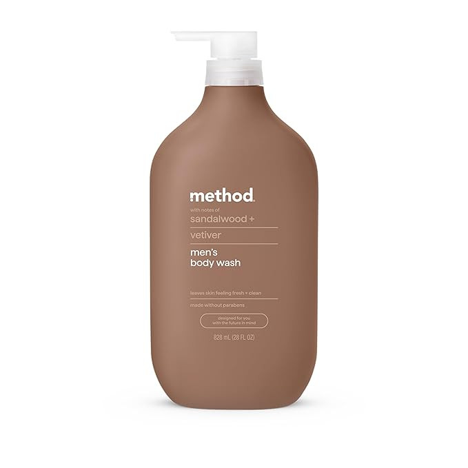 Method Body Wash, Sandalwood + Vetiver, 28oz | Amazon (US)