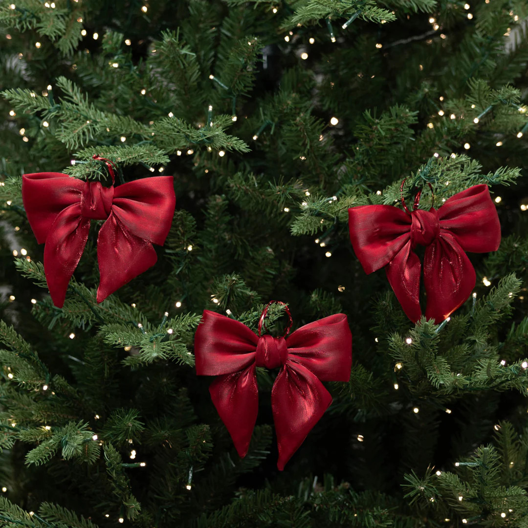 Gauze Red Bow | By Luxe B Co. | luxe bCO