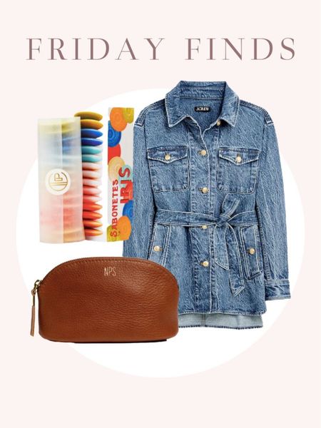 I am smitten with this denim shirt jacket. And who doesn’t love a classic leather zip pouch and some cute hand soaps? 

#LTKSeasonal #LTKFind