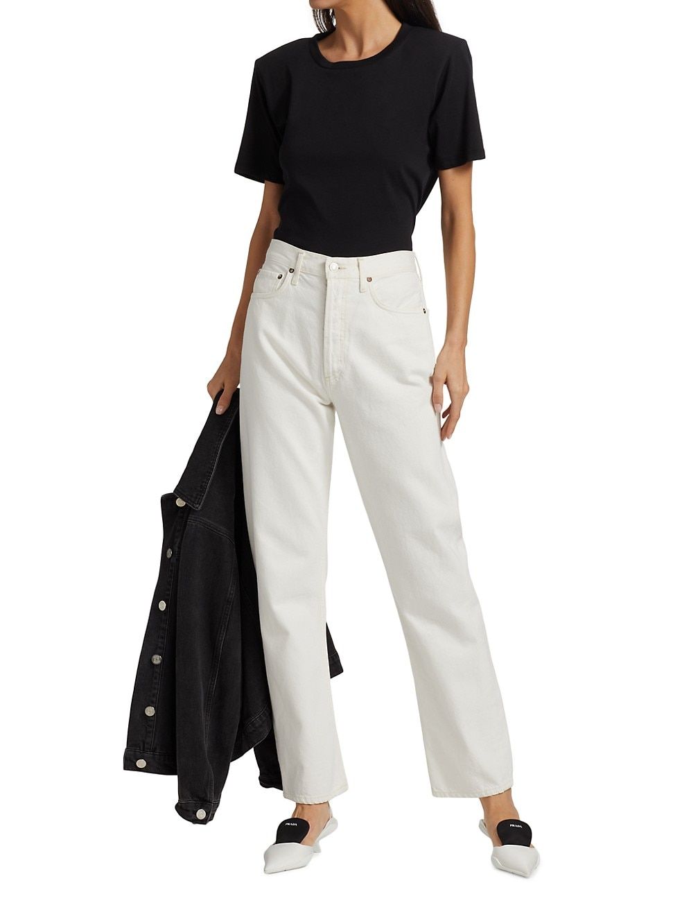 90s Pinch Waist High-Rise Jeans | Saks Fifth Avenue