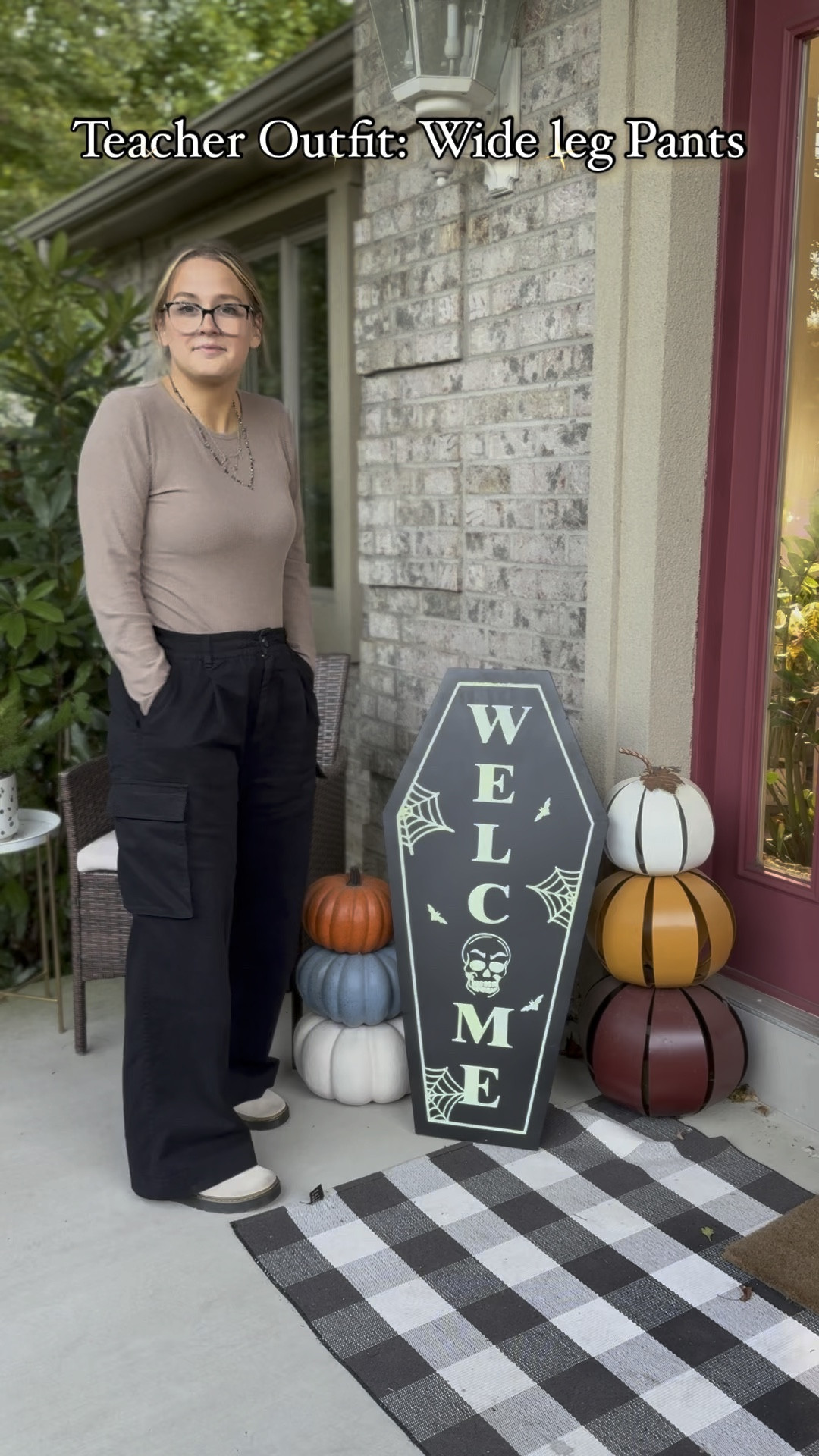 Wide leg cargo pants
Teacher pants
Teacher outfit 

#LTKWorkwear #LTKSeasonal #LTKFindsUnder50