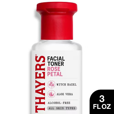 Thayers Remedies Witch Hazel Alcohol Free Toner with Rose Petal - 3 fl oz: Skin Tone Improvement, Oil Control, Pore Reduction, Hydrating | Target