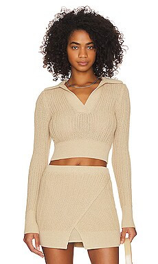 Tazia Polo Knit Top
                    
                    L'Academie | Revolve Clothing (Global)