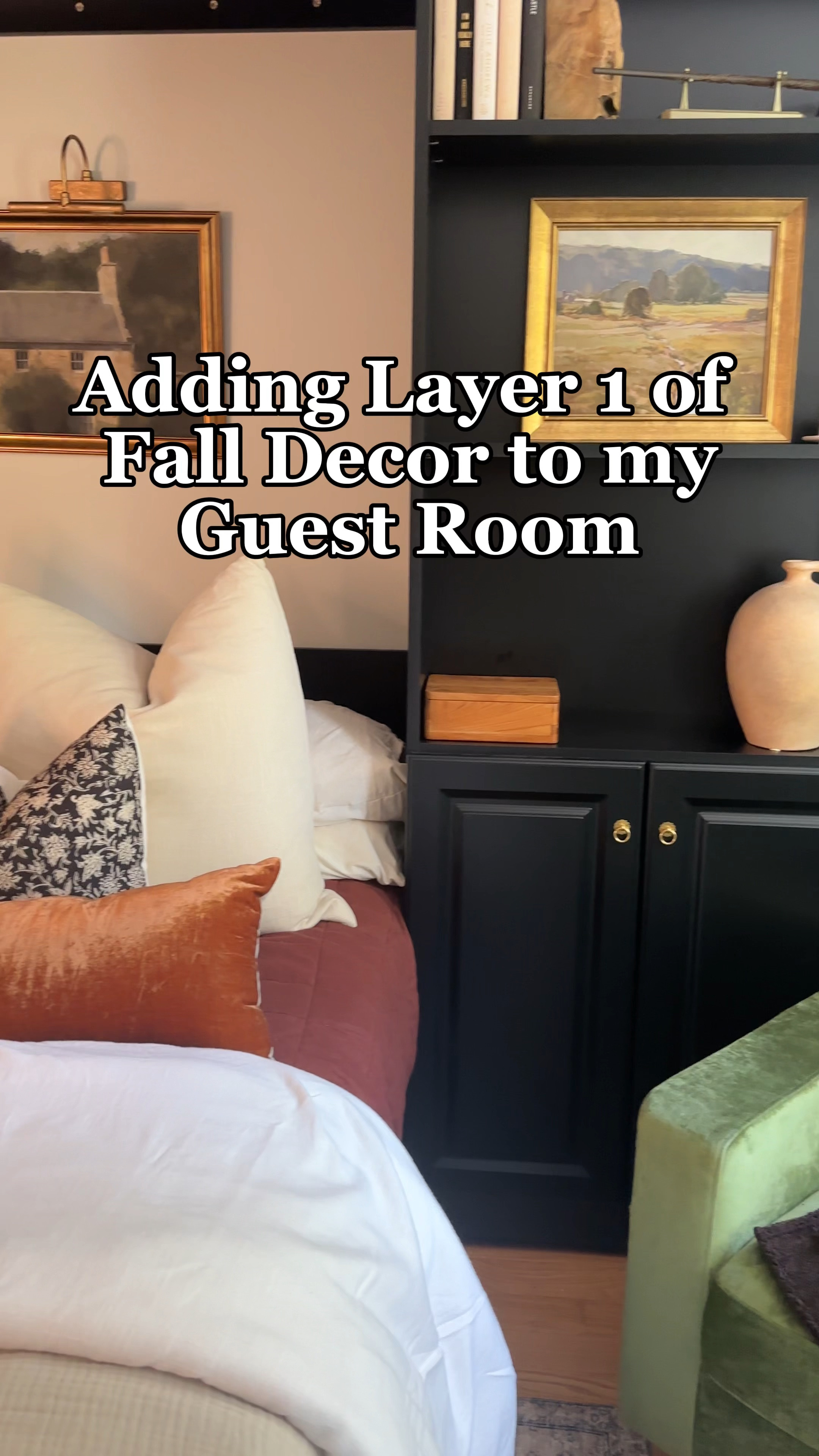 Adding some coziness to my guest room / home office with layer one of my fall decor!

#LTKSeasonal #LTKVideo #LTKHome