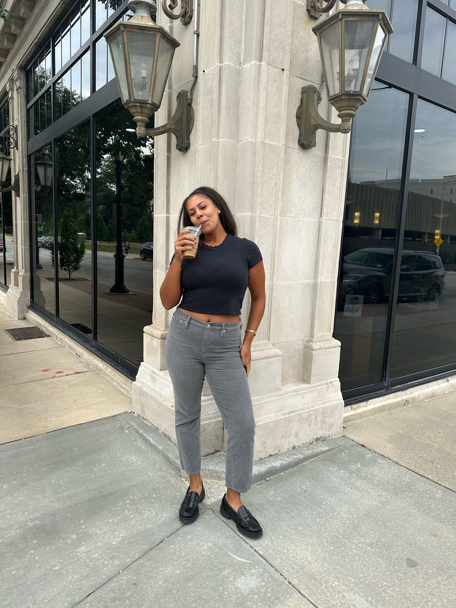 Fall fashion, corduroy pants, basic t, essentials, loafers, women’s fall shoes 

#LTKSeasonal #LTKstyletip #LTKshoecrush