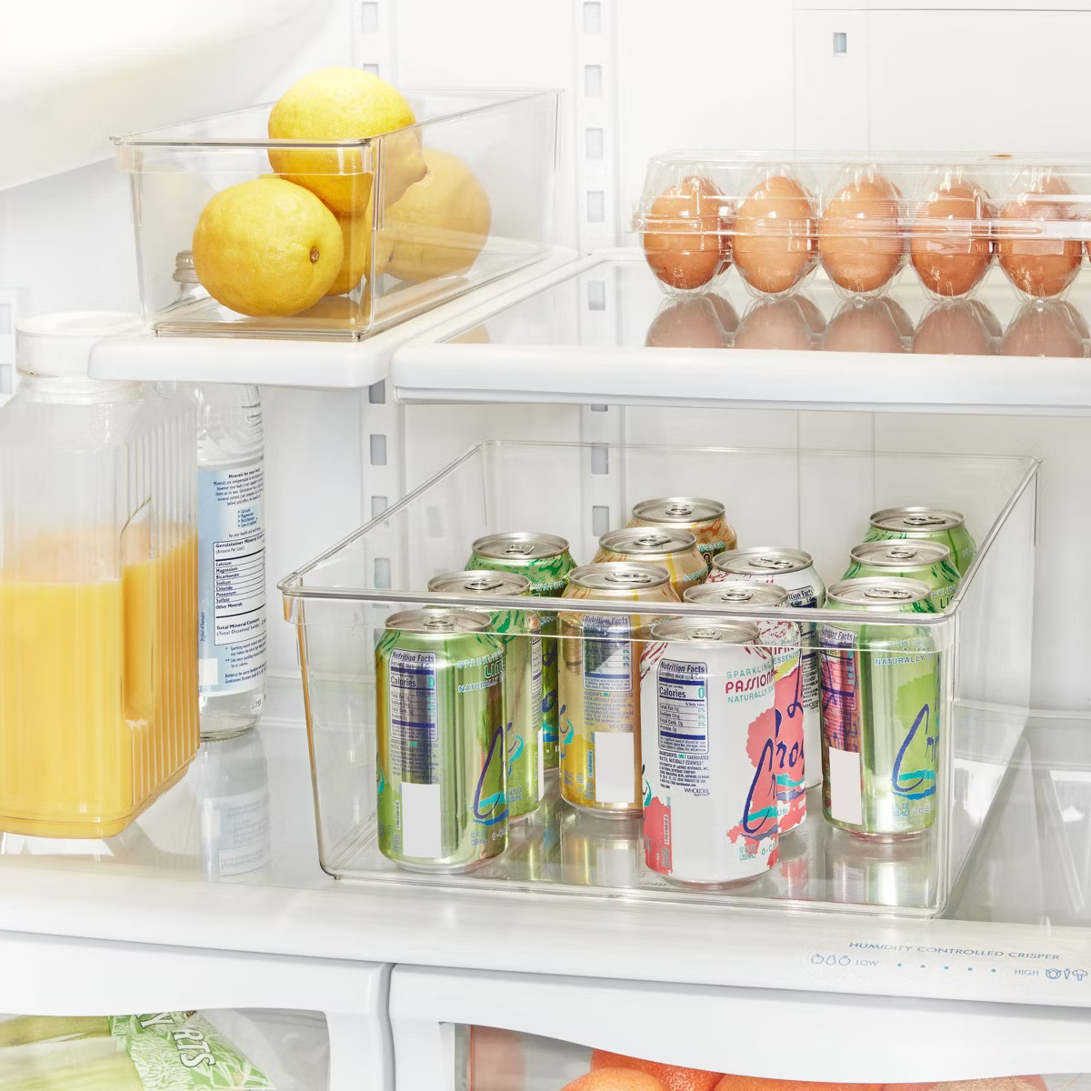 5.5"x14.5"x4" Narrow Fridge & Pantry Bin Clear - Brightroom™ | Target