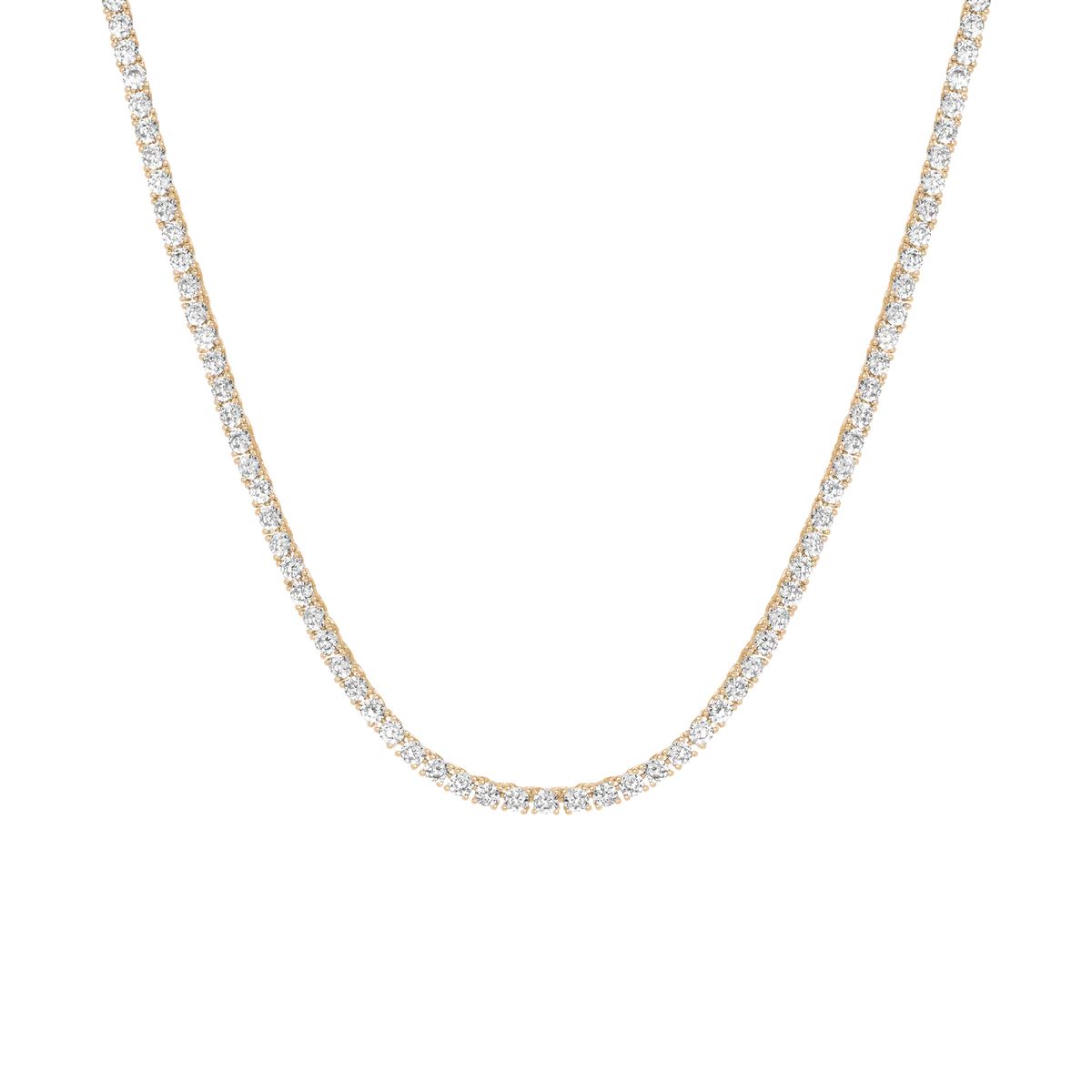 White Sapphire Tennis Necklace | AUrate New York
