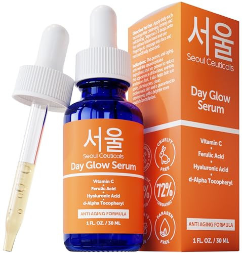 SeoulCeuticals Korean Skin Care 20% Vitamin C Hyaluronic Acid Serum + CE Ferulic Acid - Potent Anti Aging, Anti Wrinkle Korean Beauty 1oz | Amazon (US)