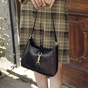 Shoulder Bag Purse for Women, Handbag Crossbody Bag Underarm PU Leather Wallet Tote | Amazon (US)